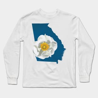 Georgia Cherokee Rose Long Sleeve T-Shirt